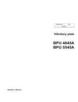 Wacker Neuson BPU 4045A User manual
