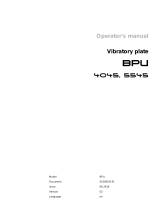 Wacker Neuson BPU 5545A US User manual