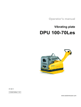 Wacker Neuson DPU 100-70Les User manual