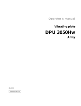 Wacker Neuson DPU 3050Hw US Army User manual