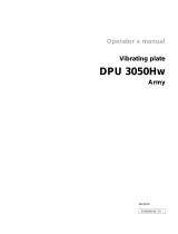 Wacker Neuson DPU 3050Hw US Army User manual