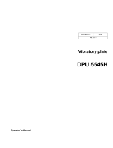 Wacker Neuson DPU 5545H User manual