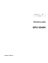 Wacker Neuson DPU 5545H User manual