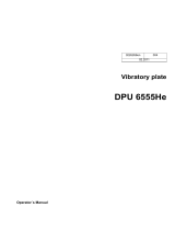 Wacker Neuson DPU 6555He User manual