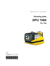 Wacker Neuson DPU 7060Fe User manual