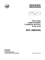 Wacker Neuson BFS20(RAW) Parts Manual