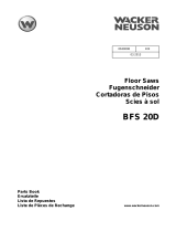 Wacker Neuson BFS20D Parts Manual