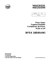 Wacker Neuson BFSX18D(RAW) Parts Manual