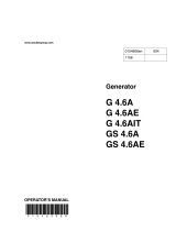 Wacker Neuson G4.6AE User manual