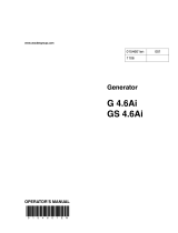 Wacker Neuson G4.6AI User manual