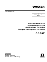 Wacker Neuson G5.7AE Parts Manual