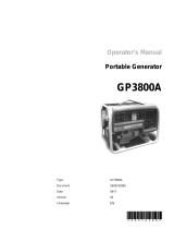 Wacker Neuson GP3800 User manual