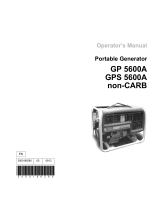 Wacker Neuson GPS5600A User manual