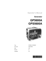 Wacker Neuson GPS5600A User manual