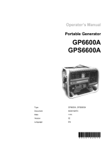 Wacker Neuson GPS6600 User manual