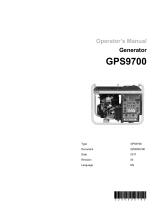 Wacker Neuson GPS9700 User manual