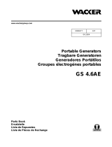 Wacker Neuson GS4.6AE Parts Manual