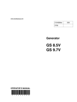 Wacker Neuson GS8.5V User manual