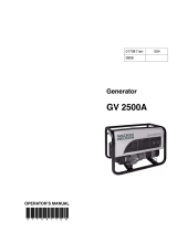 Wacker Neuson GV2500A User manual