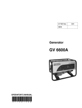 Wacker Neuson GV 6600A User manual