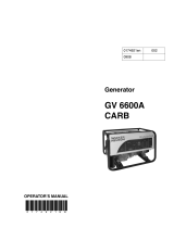 Wacker Neuson GV6600A User manual