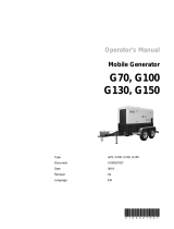 Wacker Neuson G100 User manual