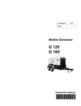 Wacker Neuson G160 User manual