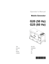 Wacker Neuson G20 User manual