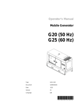 Wacker Neuson G20 User manual