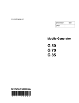 Wacker Neuson G50 User manual