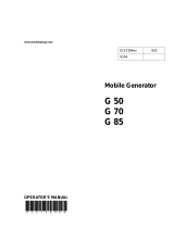 Wacker Neuson g85 User manual