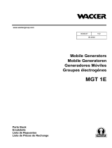 Wacker Neuson MGT1E Parts Manual