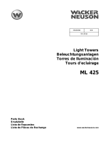 Wacker Neuson ML425 Parts Manual