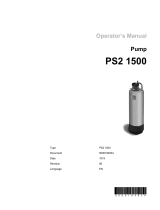 Wacker Neuson PS21500 User manual