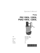 Wacker Neuson PSA21503L User manual