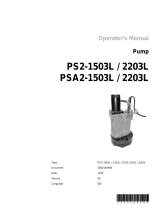 Wacker Neuson PS21503L User manual