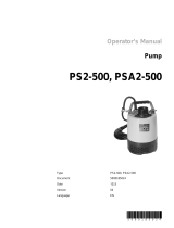 Wacker Neuson PSA2500 User manual