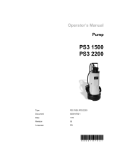 Wacker Neuson PS31500 User manual