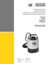 Wacker Neuson PSA2500 Parts Manual