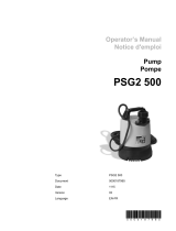 Wacker Neuson PSG2500 User manual