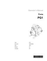 Wacker Neuson PG1 User manual