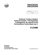 Wacker Neuson E1250B Parts Manual