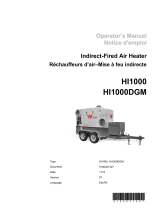 Wacker Neuson HI1000DGM User manual
