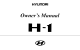 Hyundai H-1 (Grand Starex) 2003 Owner's manual