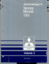 Mitsubishi 3000 GT User manual