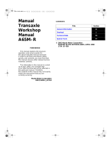 Mazda 6 M6 Workshop Manual