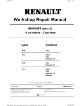 Renault Clio Engine Workshop Repair Manual 