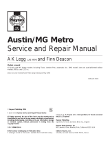 Austin metro Owner's manual