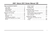 Saturn 2007 Sky Owner's manual