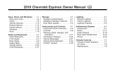 Chevrolet Equinox 2010 User manual